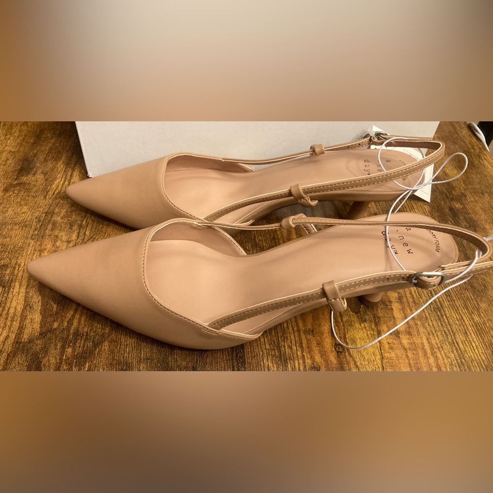 Women's Annette Slingback Kitten Heels with Memory Foam a New Day Size 8.5 new - Picture 6 of 6